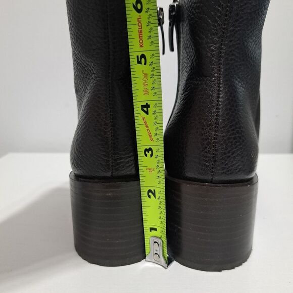 Ecco Women's Shape 35 Sartorelle Western Goth Blacked Heel Mid Ankle Boots S 7.5 - Picture 14 of 17